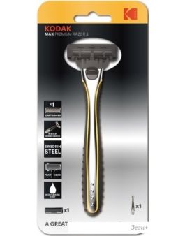   Kodak Disposable MAX Prem Razor 3 CAT 30425101 1/12