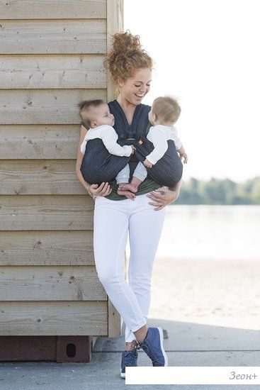 Слинг Minimonkey Twin Carrier (черный)
