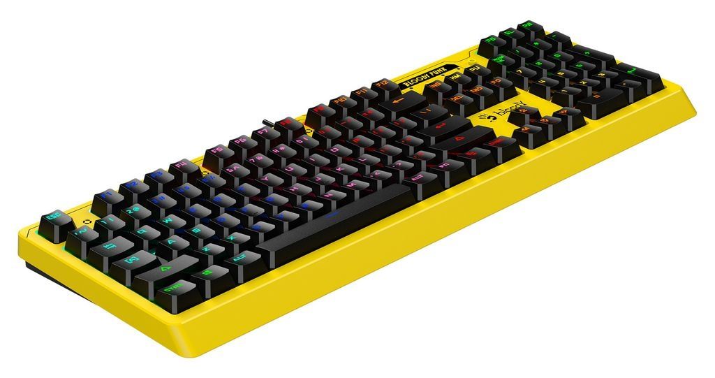 Клавиатура A4Tech B810RC (желтый)