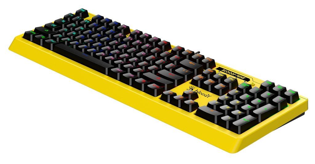 Клавиатура A4Tech B810RC (желтый)