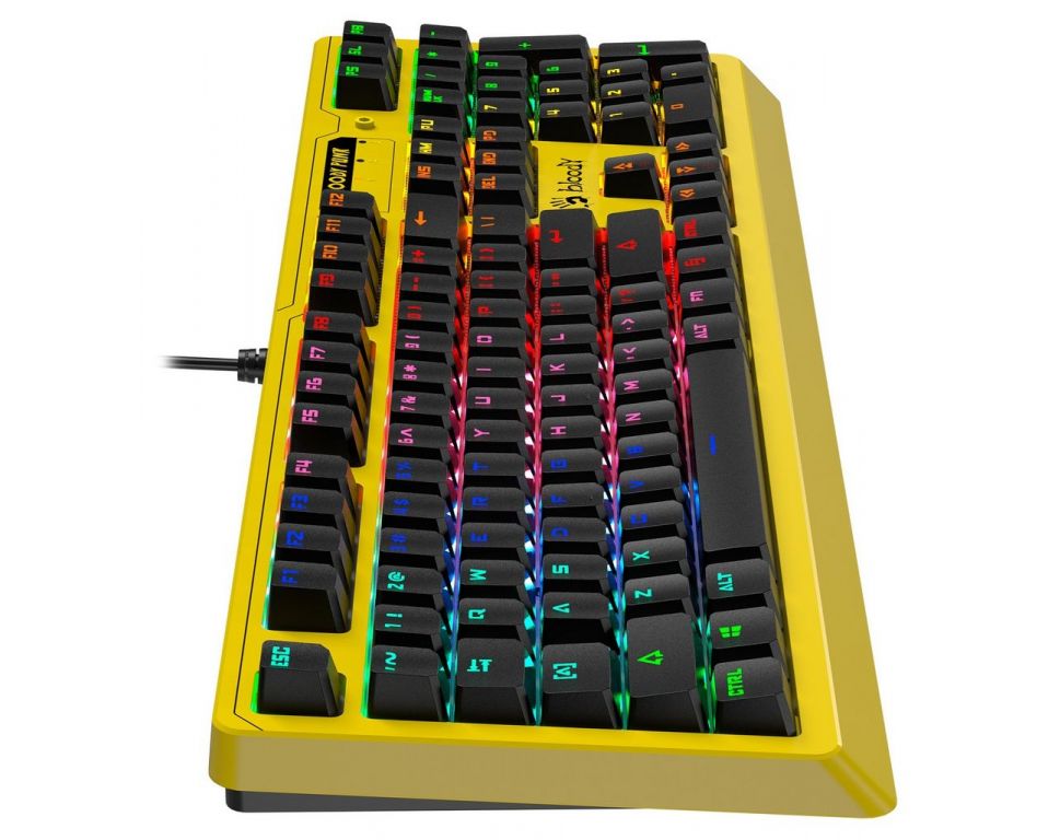 Клавиатура A4Tech B810RC (желтый)