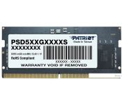   Patriot Signature Line 16 DDR5 SODIMM 4800  PSD516G480081S