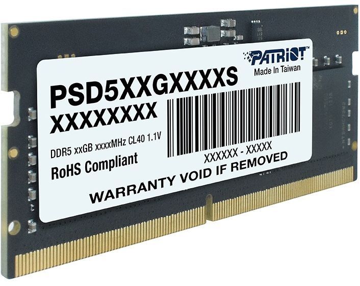 Оперативная память Patriot Signature Line 16ГБ DDR5 SODIMM 4800 МГц PSD516G480081S