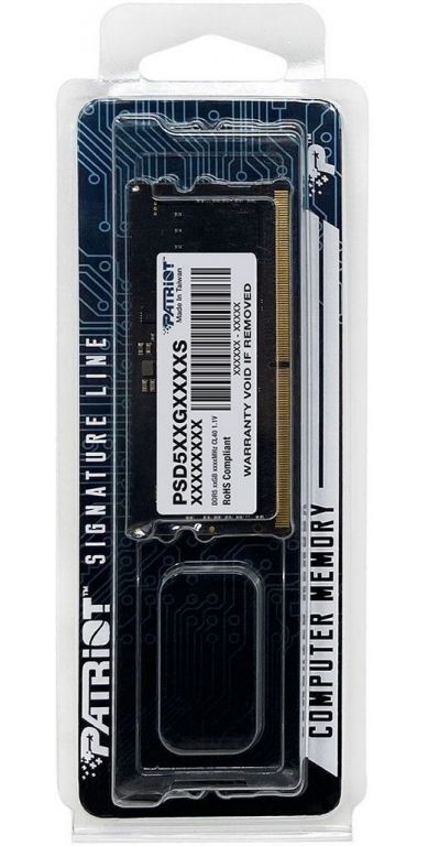 Оперативная память Patriot Signature Line 16ГБ DDR5 SODIMM 4800 МГц PSD516G480081S