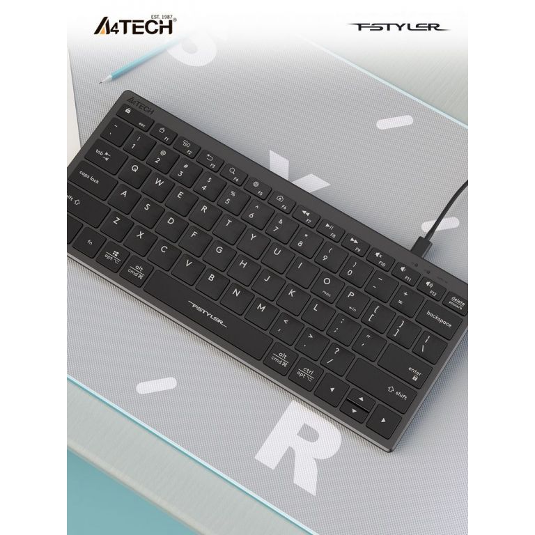Клавиатура A4Tech Fstyler FX51 (серый/черный)