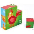 Развивающая игрушка Hape Кубики Ферма E1618_HP