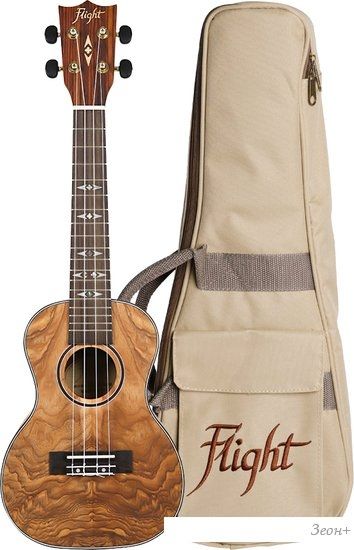 Укулеле Flight DUC410 QA Quilted Ash