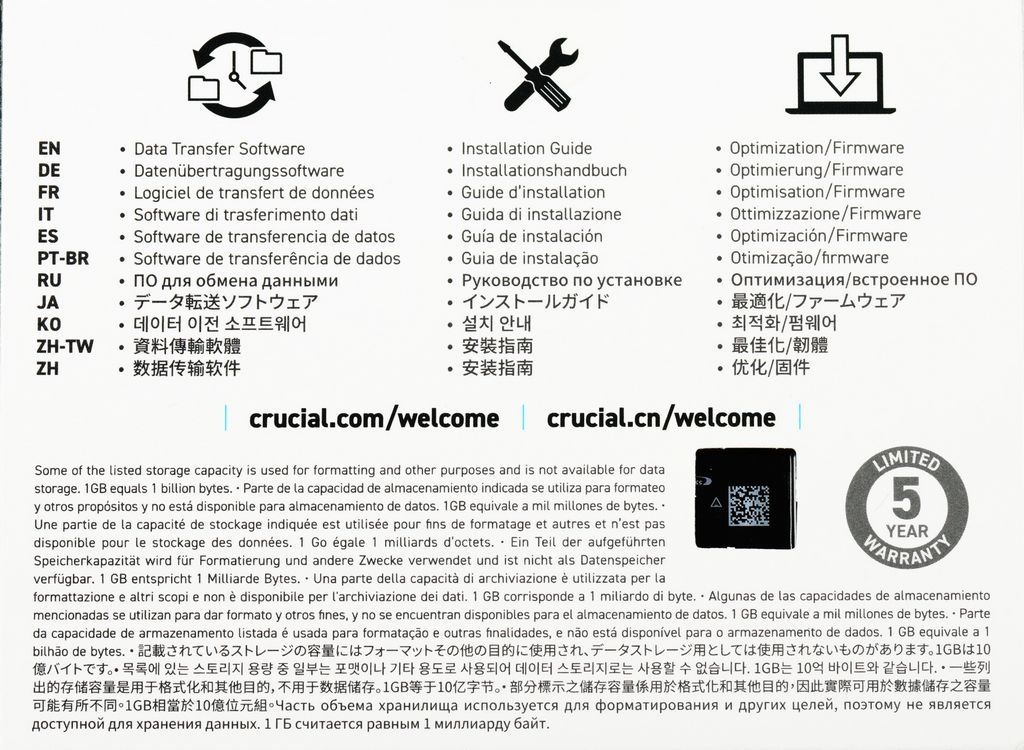 SSD Crucial P3 1TB CT1000P3SSD8