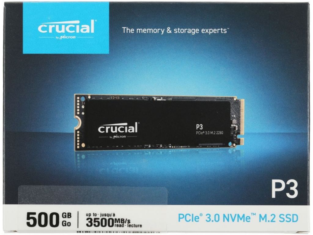 SSD Crucial P3 500GB CT500P3SSD8
