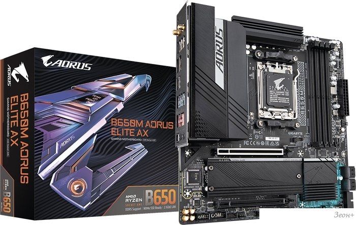 Материнская плата Gigabyte B650M Aorus Elite AX
