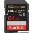 Карта памяти SanDisk Extreme PRO SDXC SDSDXXU-064G-GN4IN 64GB