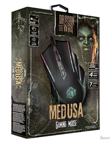 Игровая мышь QUMO Dragon War Medusa