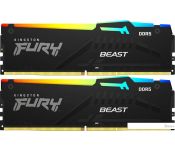   Kingston FURY Beast RGB 2x16 DDR5 5600  KF556C40BBAK2-32