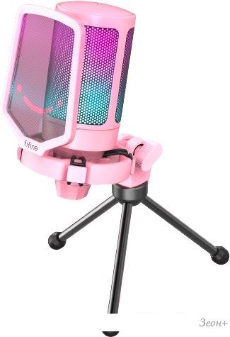 Микрофон FIFINE A6V (розовый)