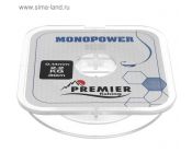  PREMIER fishing MONOPOWER ICE 0,14 , 30  Clear Nylon