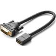 Кабель Ugreen 20118 DVI - HDMI (0.22 м, черный)
