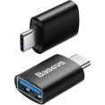 Адаптер Baseus ZJJQ000001 USB Type-C - USB Type-A (черный)