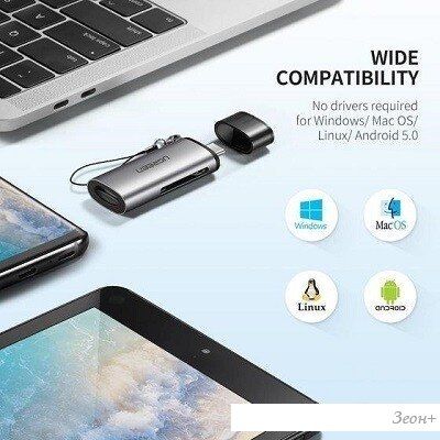 Карт-ридер Ugreen CM184 50704