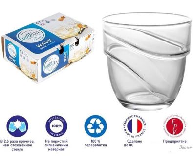       Duralex Wave Clear 1050AB06C0111