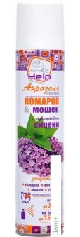 Спрей от насекомых Help От Комаров и мошек Сирень 80219 (200 мл)