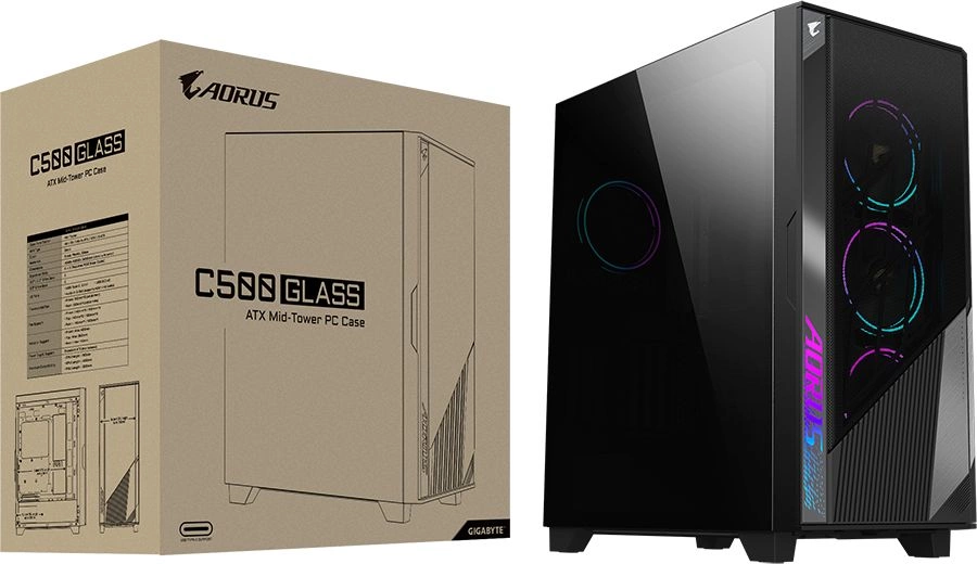 Корпус Gigabyte Aorus C500 Glass