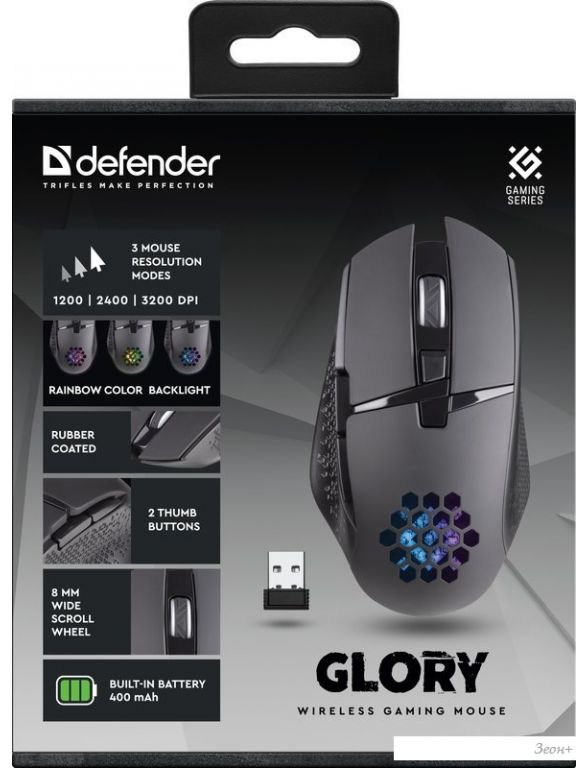 Игровая мышь Defender Glory GM-514 (черный)