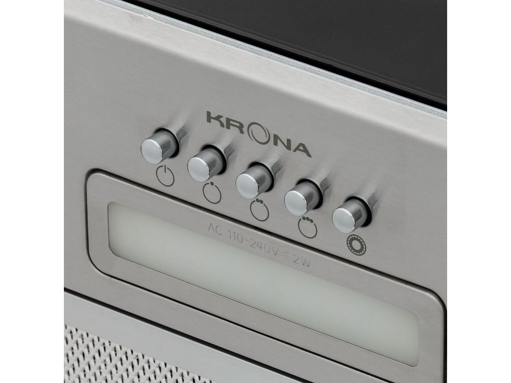 Кухонная вытяжка Krona Ameli Light 600 Inox PB (нержавеющая сталь)