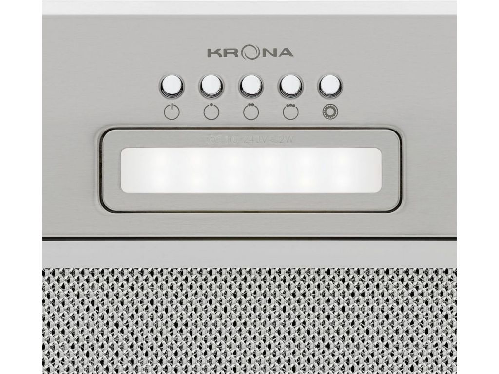 Кухонная вытяжка Krona Ameli Light 600 Inox PB (нержавеющая сталь)