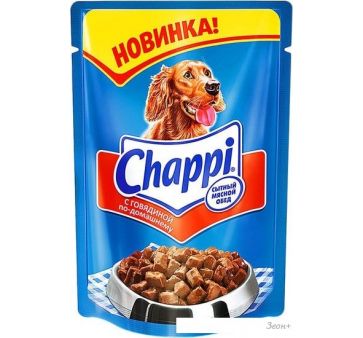 Корм для собак Chappi с говядиной по-домашнему 0.1 кг