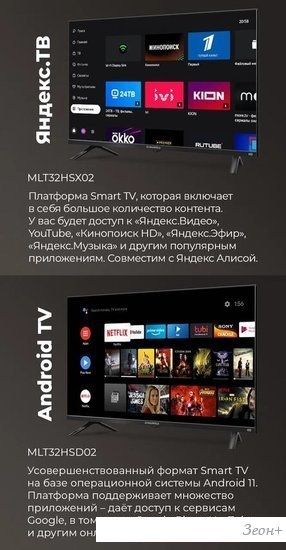 Телевизор MAUNFELD MLT32HSX02