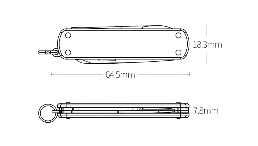 Нож складной NexTool Multifunction Knife NE0143 (зеленый)