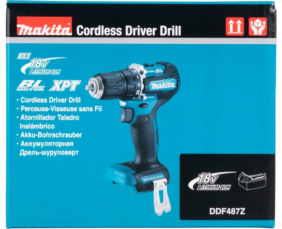 Дрель-шуруповерт Makita DDF487Z (без АКБ)