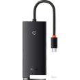 USB-хаб Baseus Lite Series 4-Port USB A - Type C WKQX030301 (0.25 м, черный)