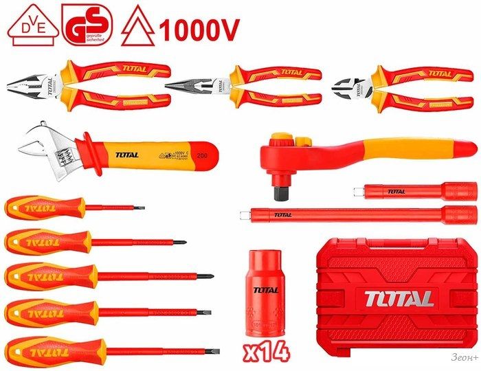 Универсальный набор инструментов Total THKITH2601 (26 предметов)