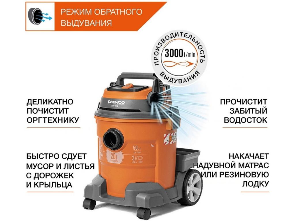 Пылесос Daewoo DAVC 2514S