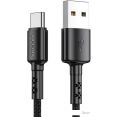 Кабель Vipfan X02 USB Type-A - USB-Type-C (1.8 м, черный)