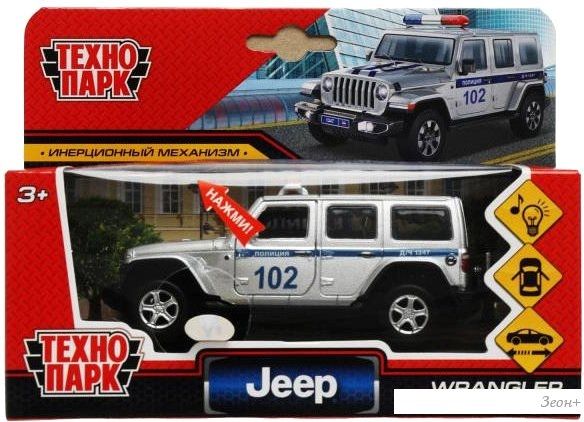 Внедорожник Технопарк Jeep Wrangler Sahara Полиция SAHARA5D-12SLPOL-SR