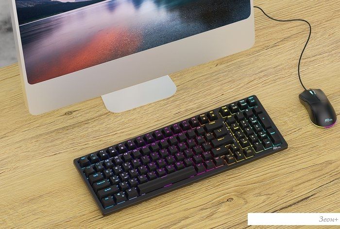 Клавиатура Royal Kludge RK98 RGB (черный, RK Red)