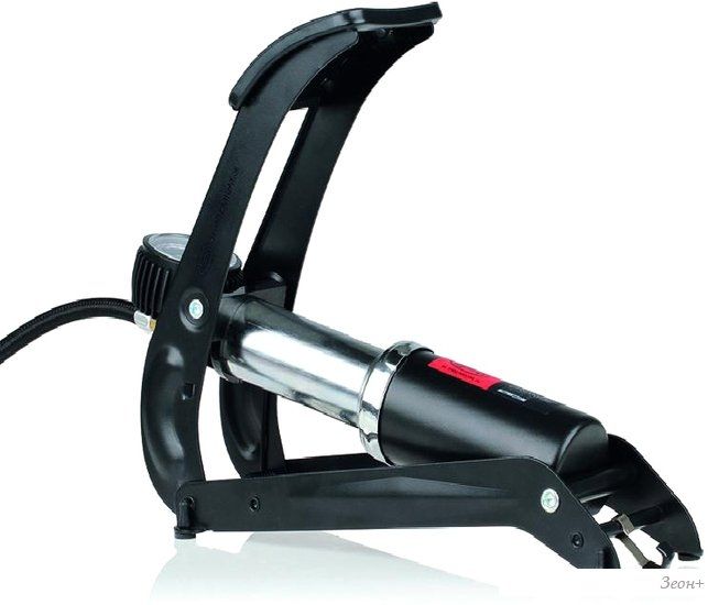 Насос ножной велосипедный Heyner PedalPower PRO (черный)