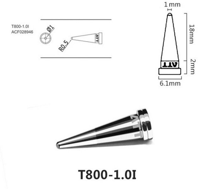 Паяльное жало , T800-1.0I