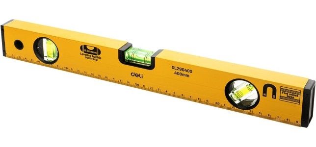 Строительный уровень Deli DL290400 400мм измерение под углом 45°