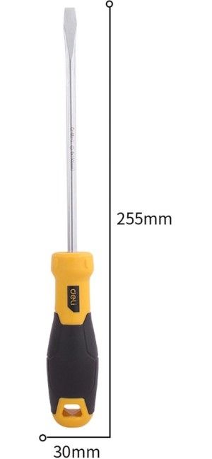Шлицевая отвертка Deli DL6361501 6х150мм