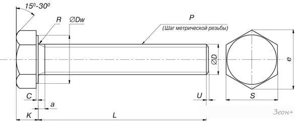 Набор болтов ЕКТ VZ010322 (240 шт)