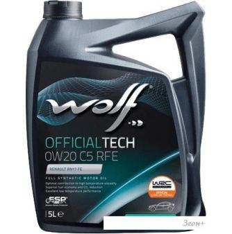   Wolf OfficialTech 0W-20 C5 RFE 5