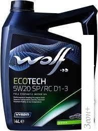   Wolf EcoTech 5W-20 SP/RC D1-3 4