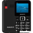 Кнопочный телефон Maxvi B200 (черный)