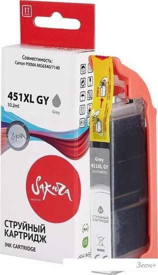 Картридж Sakura Printing SI6476B001 (аналог Canon 451XL GY)