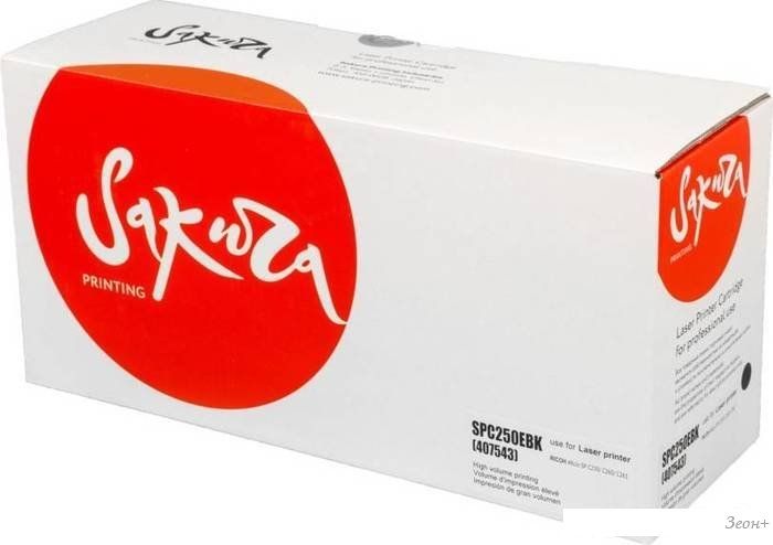 Тонер Sakura Printing SASPC250EBK (аналог Ricoh SP C250E BK)
