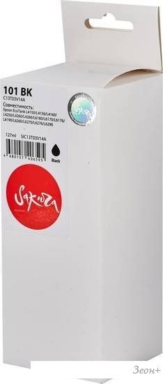 Чернила Sakura Printing SIC13T03V14A (аналог Epson 101 BK)
