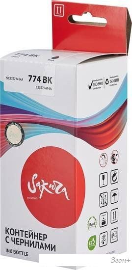 Чернила Sakura Printing SIC13T77414A (аналог Epson 774 BK)